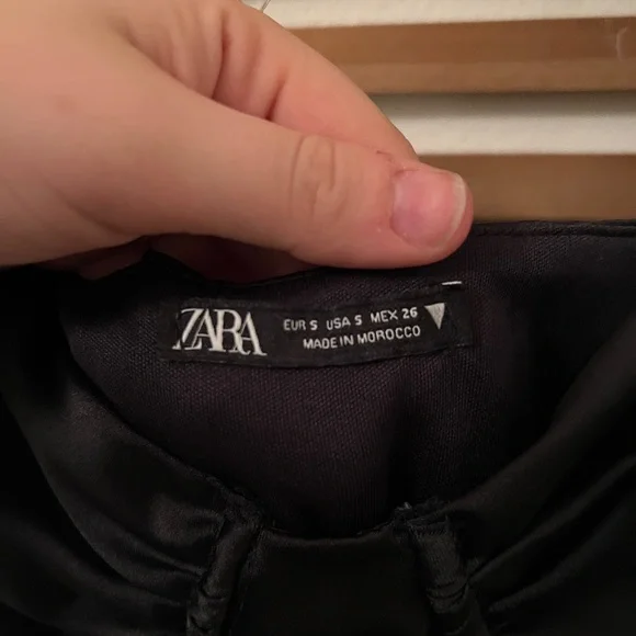 ZARA Black Corset Bodysuit - Picture 4 of 8